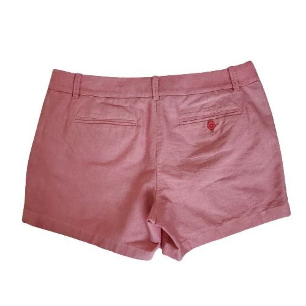 J. Crew Women's 100% Cotton Broken-In Chino Shorts Dusty Pink Size 12 - Picture 5 of 11